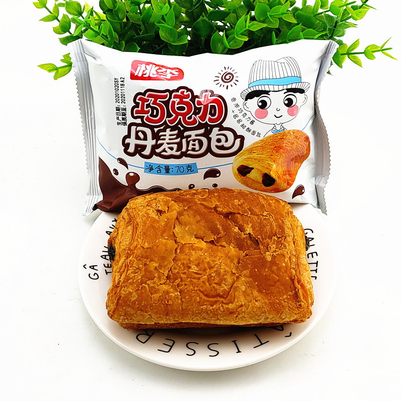 巧克力面包桃李丹麦酱起早餐糕点零食休闲食品夜宵西式糕点
