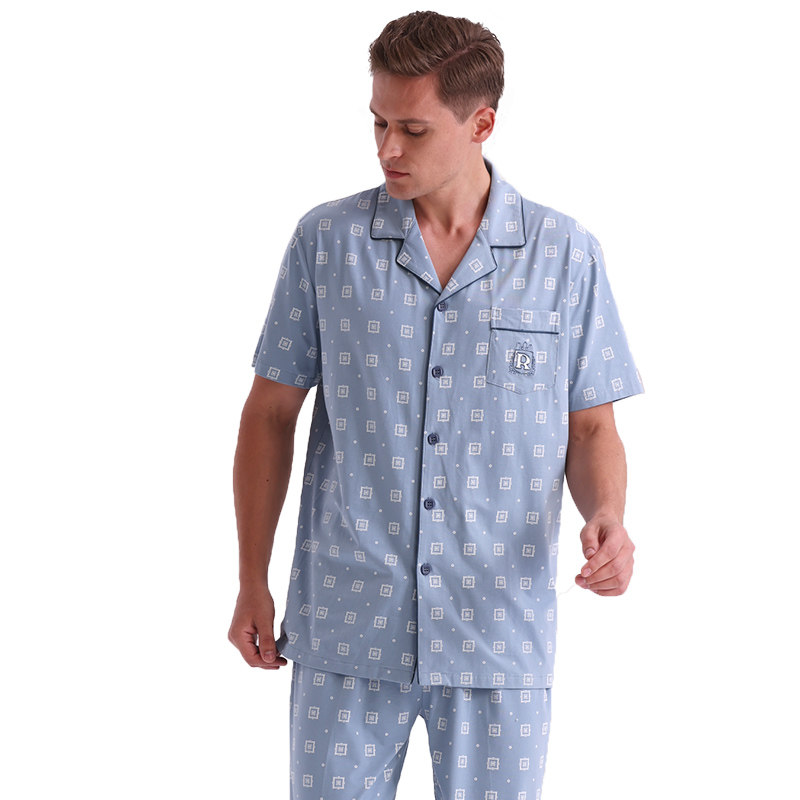 汝斯芬专柜同款新款长袖长裤家居服居家套装宽松睡衣