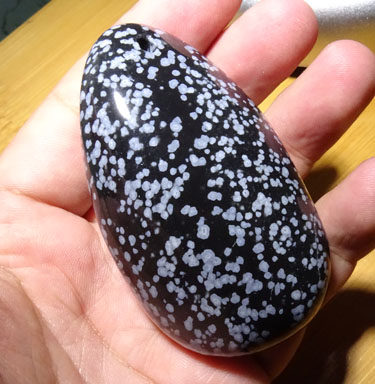 雪花把玩水玉冰魄天然石手把手把曜石原石随形点点摆件