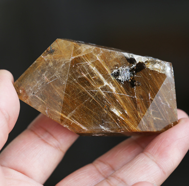 水玉冰魄天然金发晶原石把玩原矿雕刻原料毛料多款实物摆件