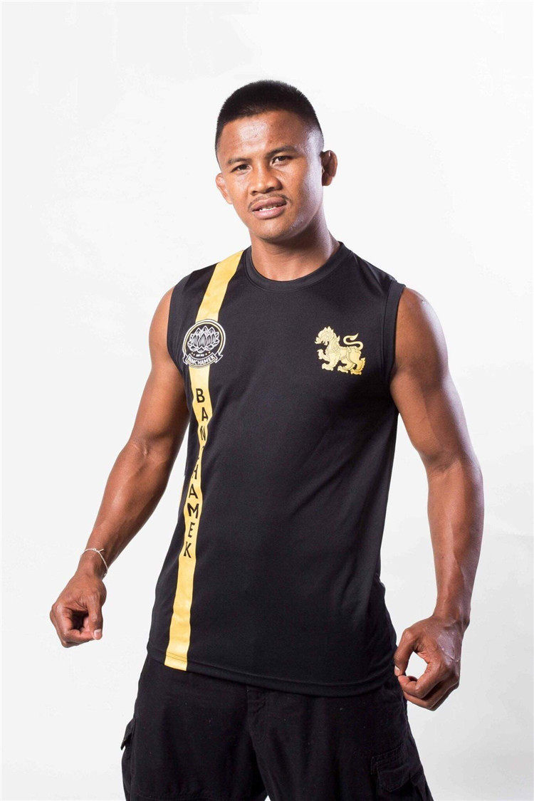 播求短袖训练散打泰拳格斗综合ufc运动速干运动背心