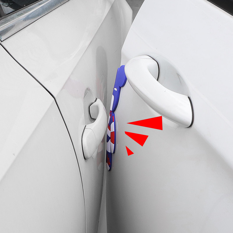 车门防撞汽车卡通装饰创意立体门边可爱开门防撞胶条