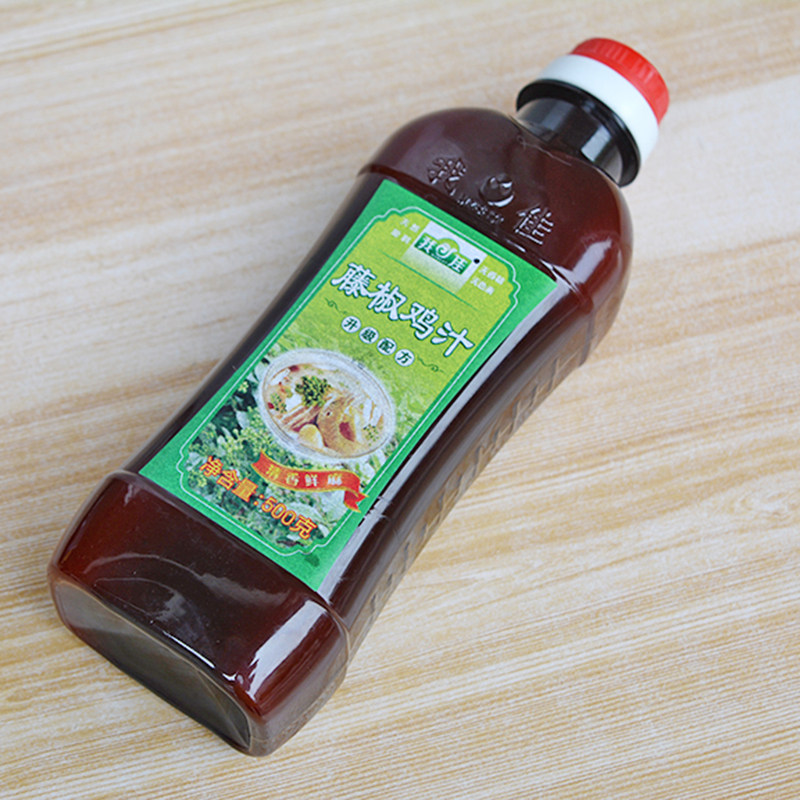 藤椒我佳鸡汁调味酱料500g凉拌鸡椒麻鸡钵钵酱类调料