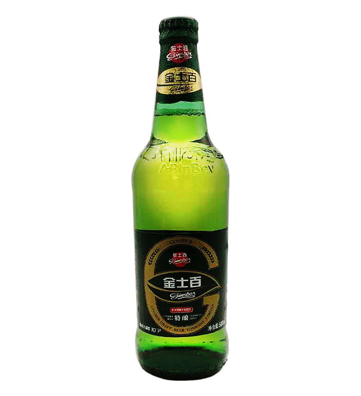 金士百啤酒特酿金大蒙大绿瓶装整箱鲜麦啤酒