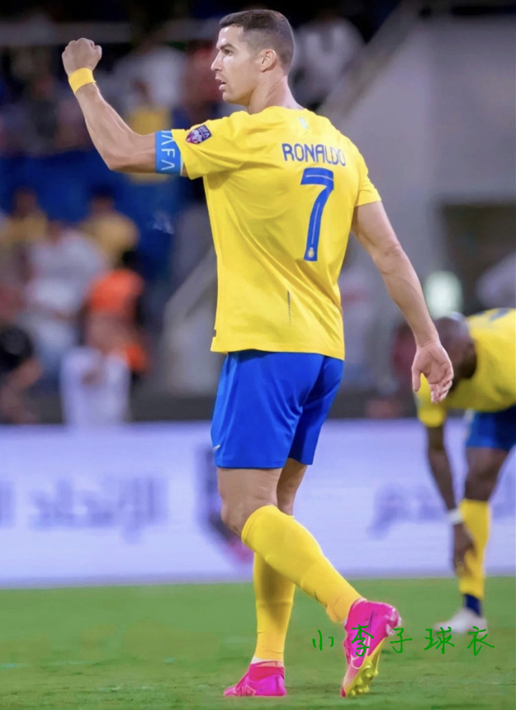 正品利雅得胜利7号c罗球衣中国行主场2324赛季10号马内cr7足球服