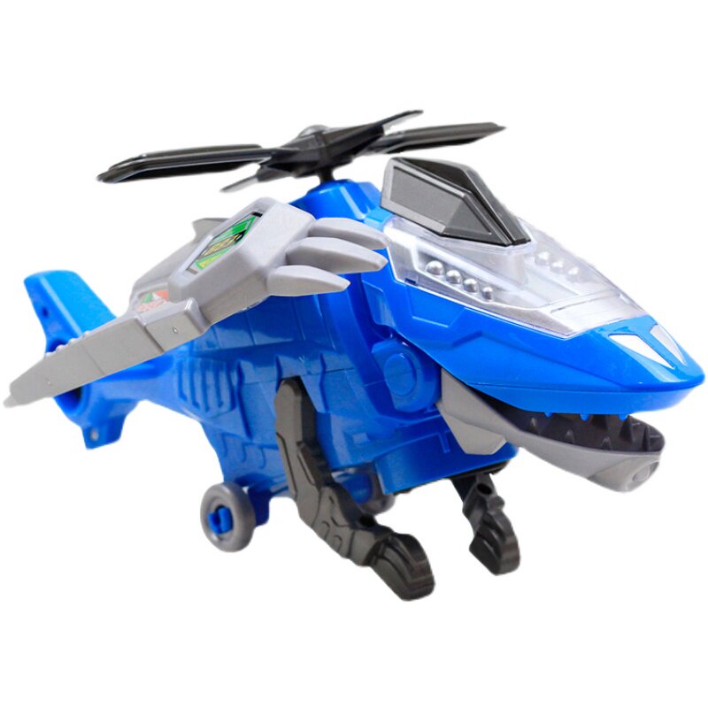 变形恐龙直升机儿童电动飞机万向小汽车宝宝男孩女孩电动
