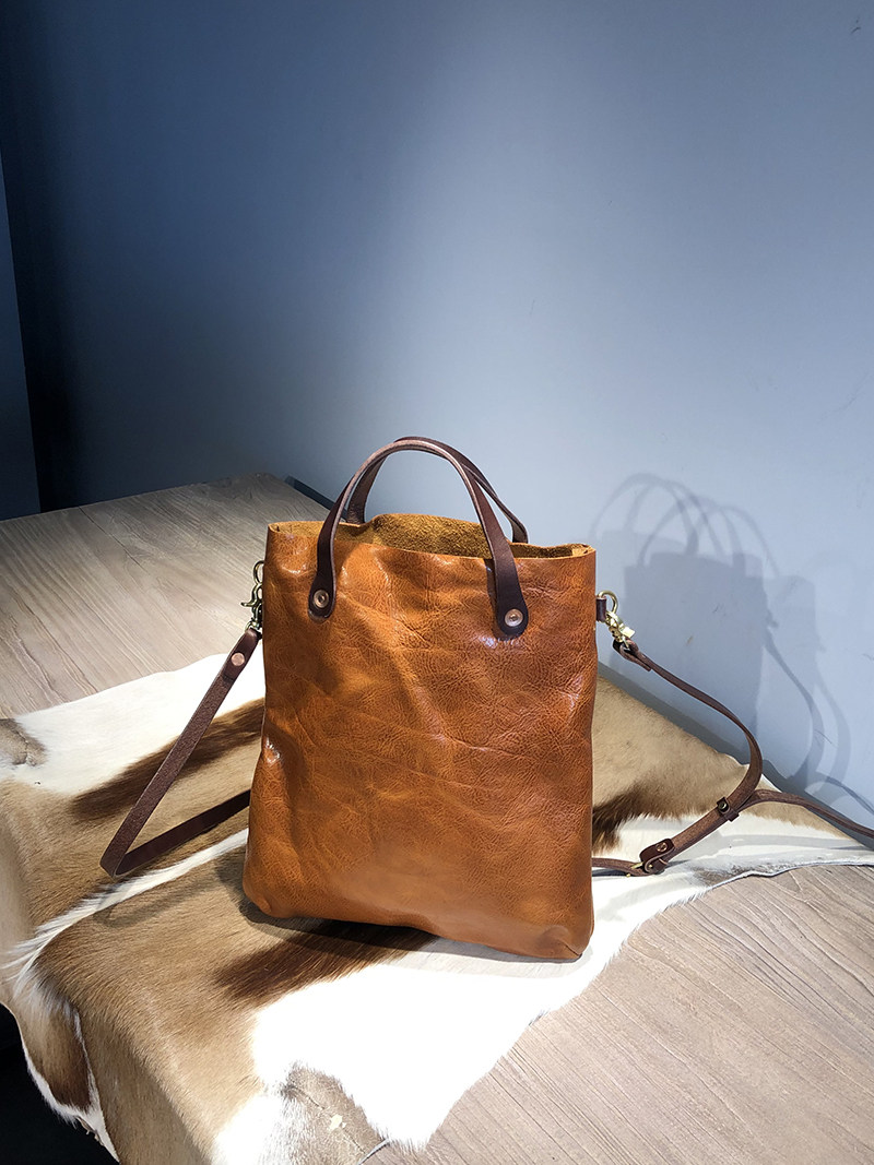 皮包不撞包手工植鞣真皮男包单肩斜挎包小包休闲男士包袋