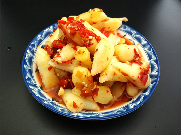 广西柳州特产农家糟酸酸姜老坛剁红椒泡菜酸辣嫩仔姜包邮2斤罐装