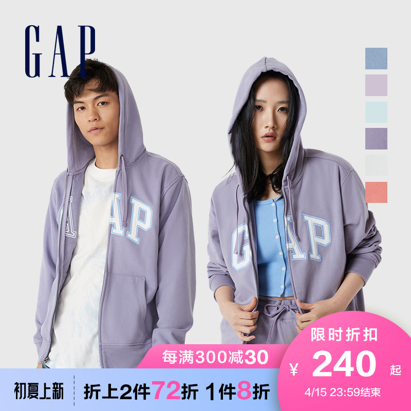 【雪糕系列】Gap男女装LOGO法式圈织软卫衣853131 春季情侣上衣潮