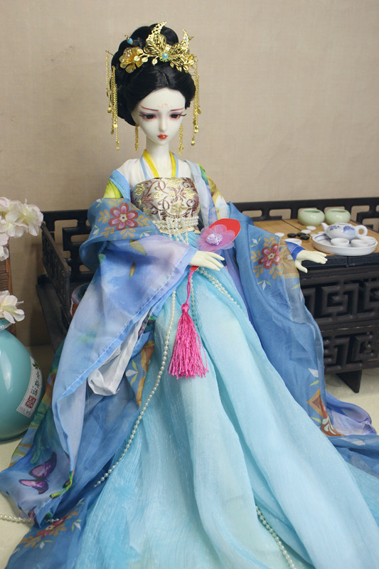 bjd古装娃娃娃娃龙龙女sd正版换装古代仙子娃娃