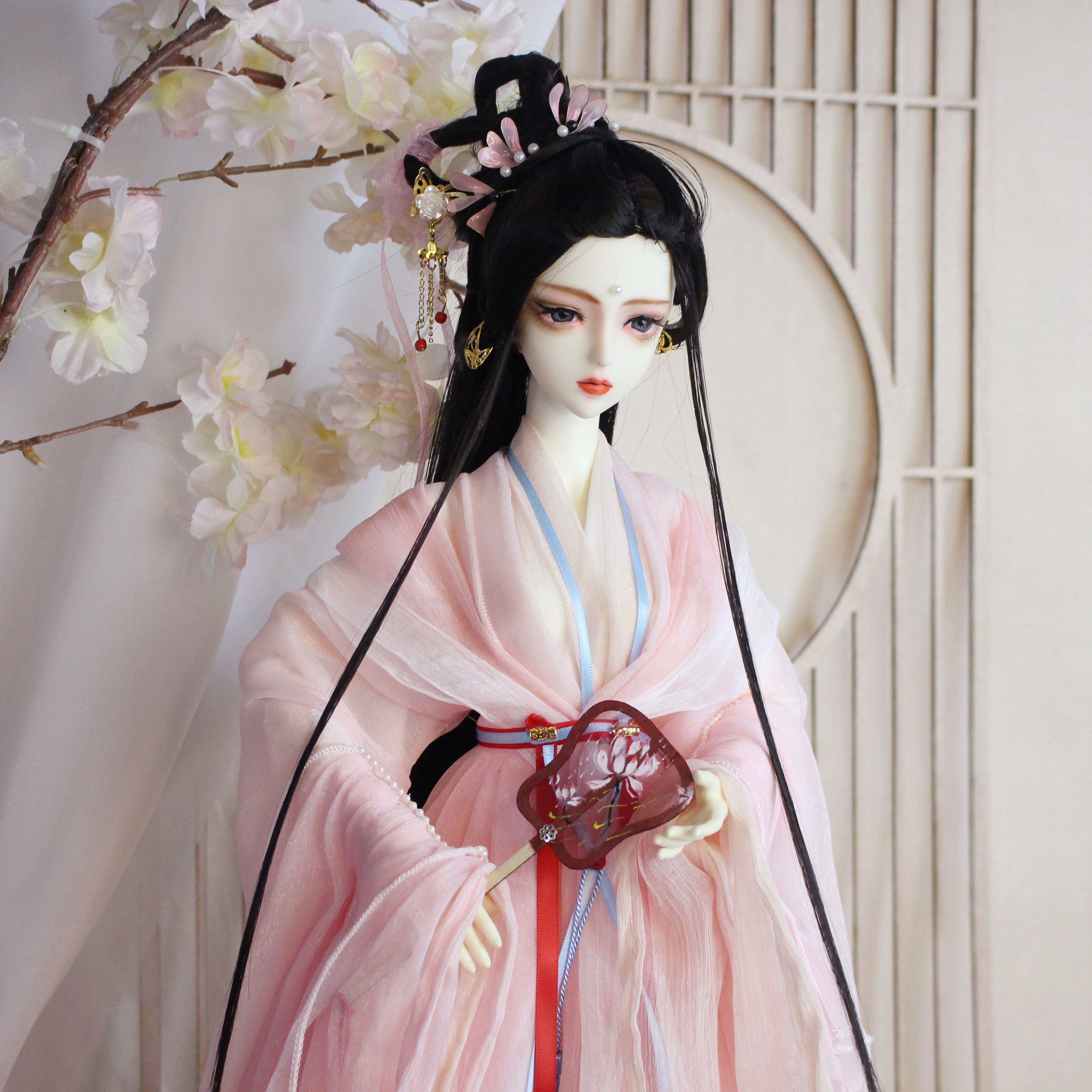 长安bjd60厘米古装汉服娃娃古代公主儿童玩具女孩娃娃