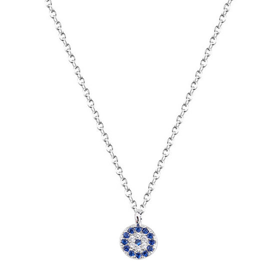 Silver Silver Turkish Demon Eye necklace Female Blue Eye Clax Clason Clane Cold Earrings Earrings Earrings Silver Silver Turkish Demon Eye necklace Female Blue Eye Clax Clason Clane Cold Earrings Earrings Earrings