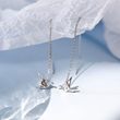 S925 sterling silver thousands of paper crane ears, simple design, temperament versatile ear ring Korean female 2020 new tide students S925 sterling silver thousands of paper crane ears, simple design, temperament versatile ear ring Korean female 2020 new tide students