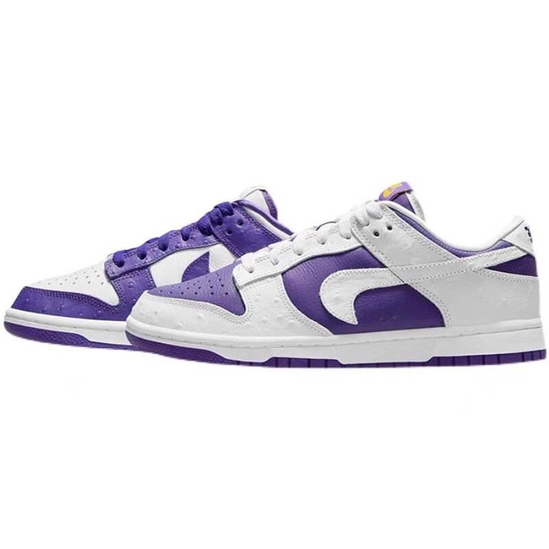 nike耐克dunklow白紫撕鸳鸯倒钩反钩休闲板鞋板鞋