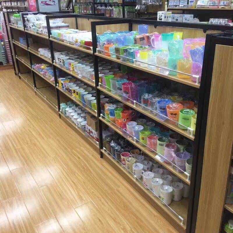 超市货架展示架商店小卖部便利店母婴零食商品单双面食品自由组合