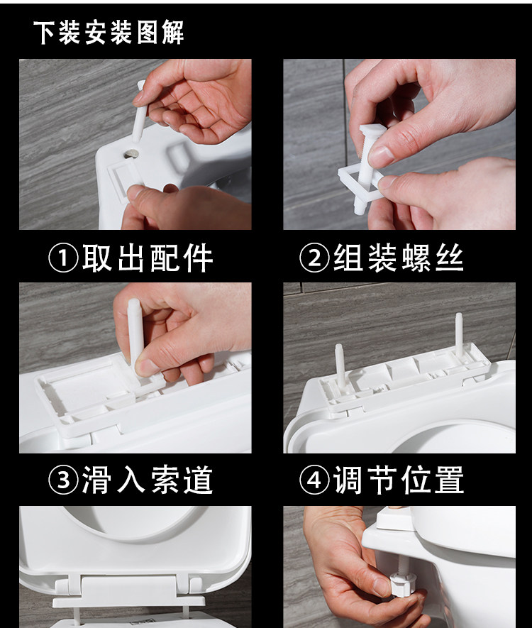 马桶盖家用配件uvo盖子抽水马桶盖板坐便器座便加厚普通坐便盖板
