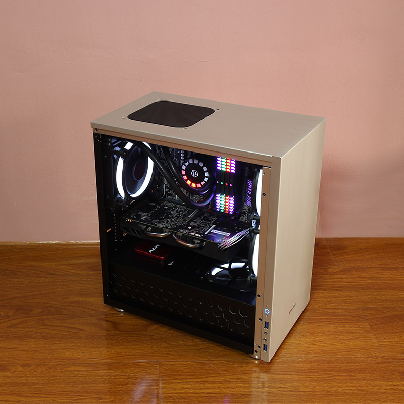 乔思伯c2 c3plus全铝mini itx matx台式电脑htpc迷你游戏小机箱