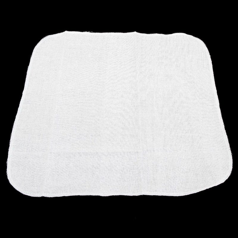 厨房小工具方形蒸笼布包子馒头饺子笼屉垫布纯棉纱布过滤布 8片装