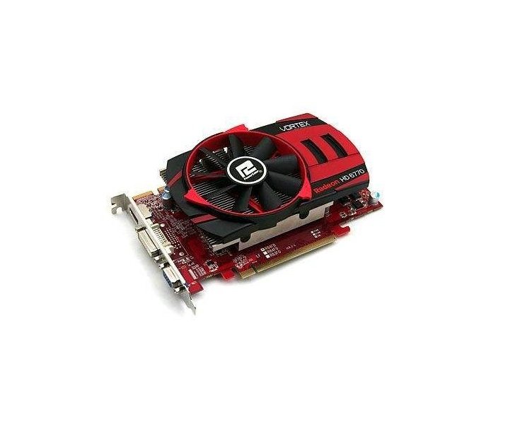 拆机迪兰恒进hd6770512m1g128bd5pci-e显卡游戏显卡