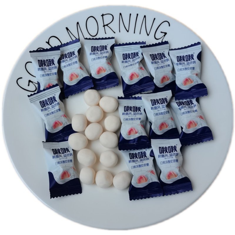 啾啾糖果立爽酸奶软糖500克袋装年货零食