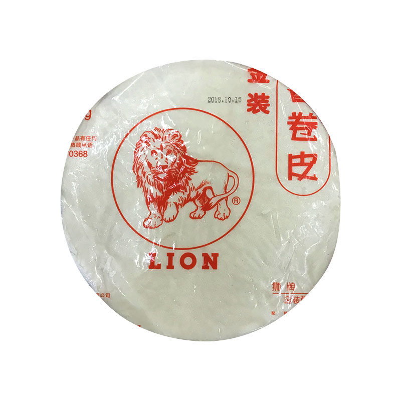狮牌金装春卷卷皮600g直径215cm冷冻保存包点