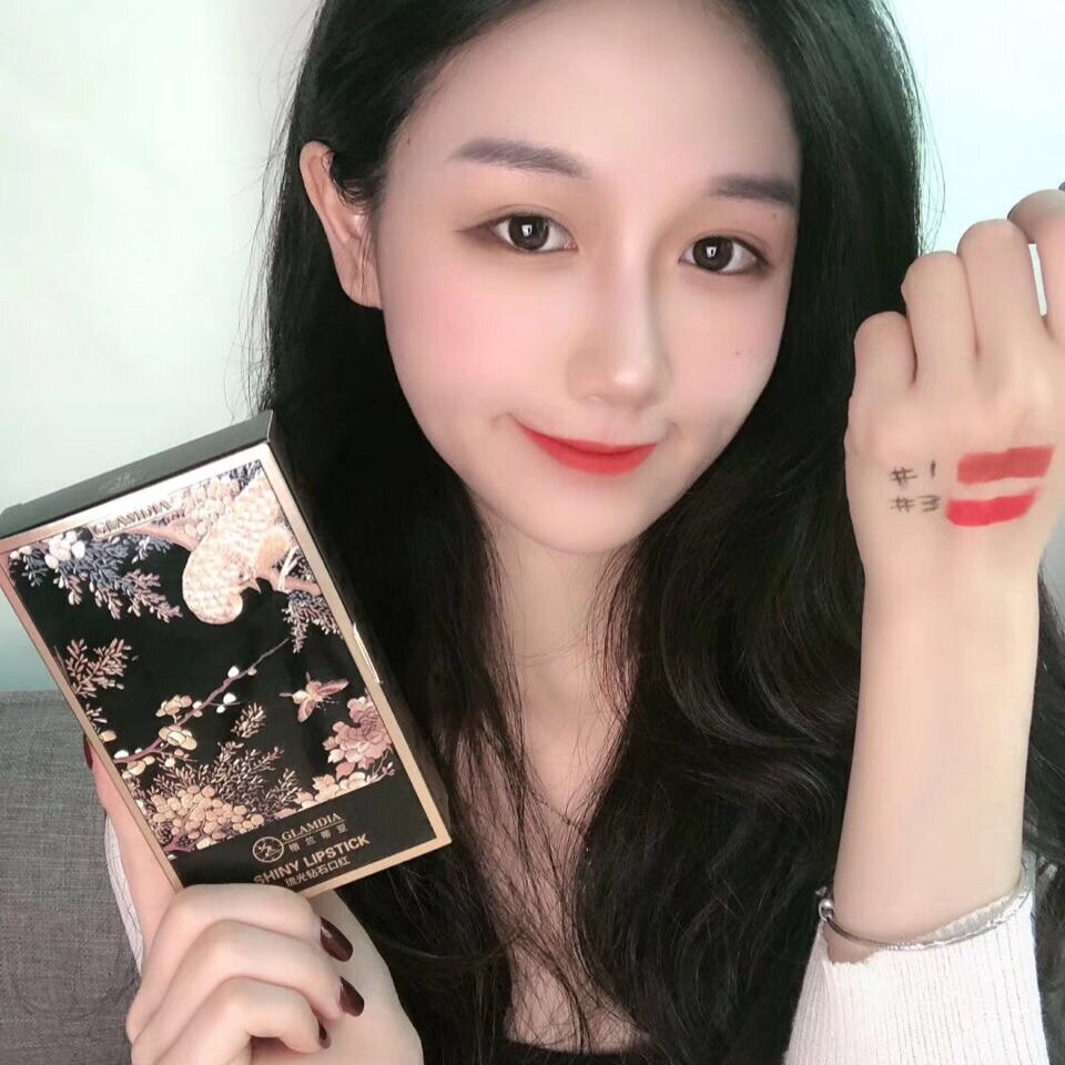 glamdia格兰蒂亚琉光钻石口红雾面不脱妆哑持久唇膏