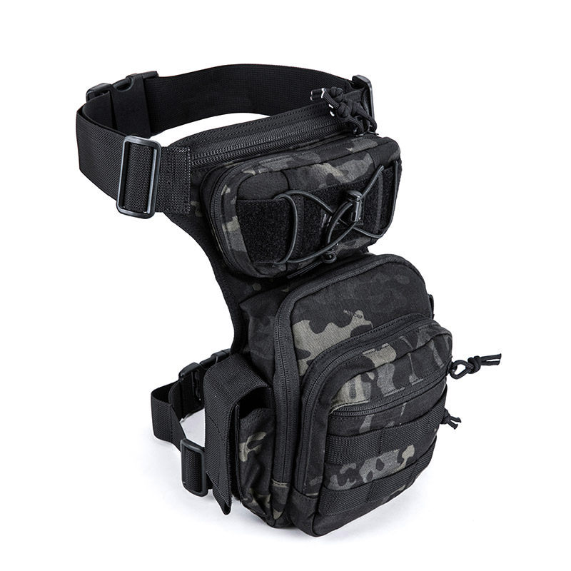 马盖先战斗版机动腰包男 户外战术腿包军迷彩多功能绑腿勤务腰包