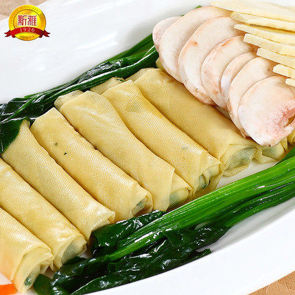 新雅菜肴速冻农家美食冷冻半成品包冷冻百叶腐衣其它