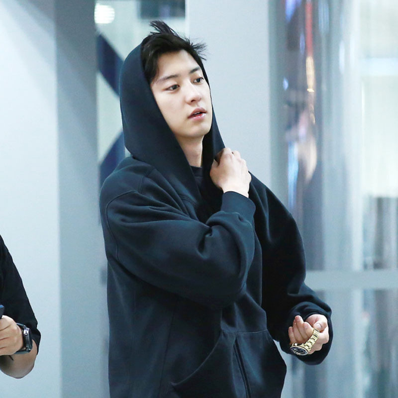 exo伯贤朴灿烈同款卫衣衣服男女女学生连帽拉链卫衣