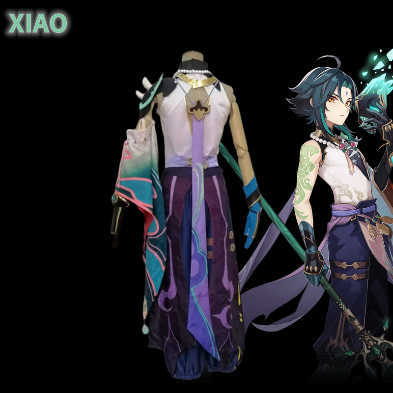 cos原神护法夜叉降魔万圣节男装面具游戏cospalycosplay男装