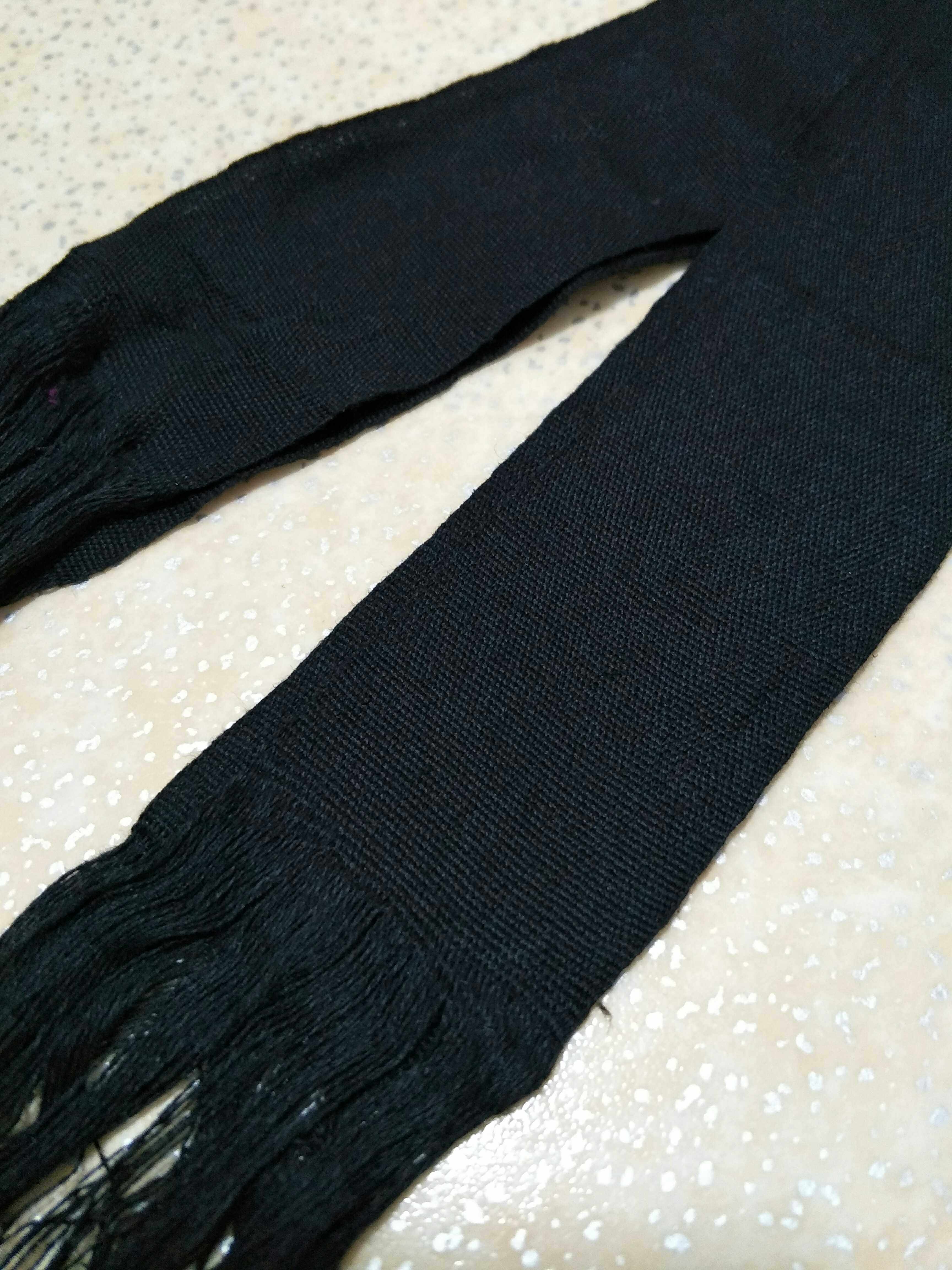 老太太裹裤脚小脚老人黑色老式绑腿扎腿带子长95cm宽7.5cm1条2根