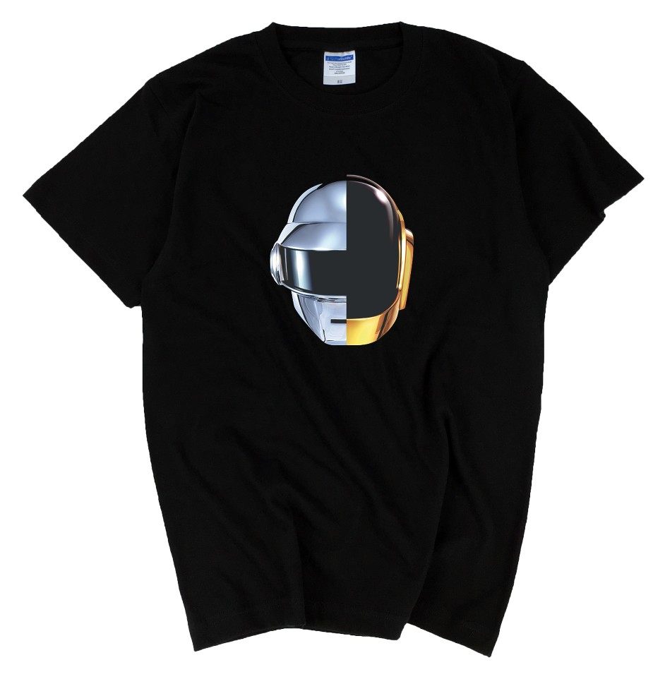 daftpunk朋克乐队经典摇滚原创设计极简男女同t恤