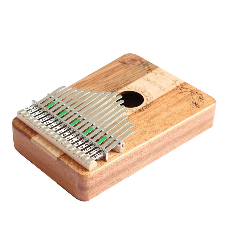 flanger卡林巴c调17键桃花心木/相思木拇指琴卡林吧手指琴kalimba