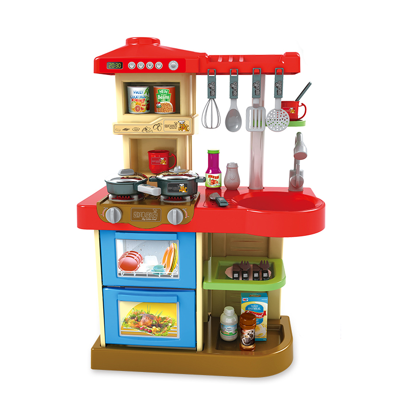 小伶儿童过家家厨房玩具套装宝宝仿真做饭厨具煮饭男童女孩3-6岁7