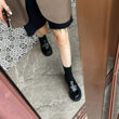Miaolu Thick Soled Loafer Shoes 2021 New Women's Versatile Single Shoes College Style Flat Bottom Plush British Style Small Leather Shoes Miaolu Thick Soled Loafer Shoes 2021 New Women's Versatile Single Shoes College Style Flat Bottom Plush British Style Small Leather Shoes