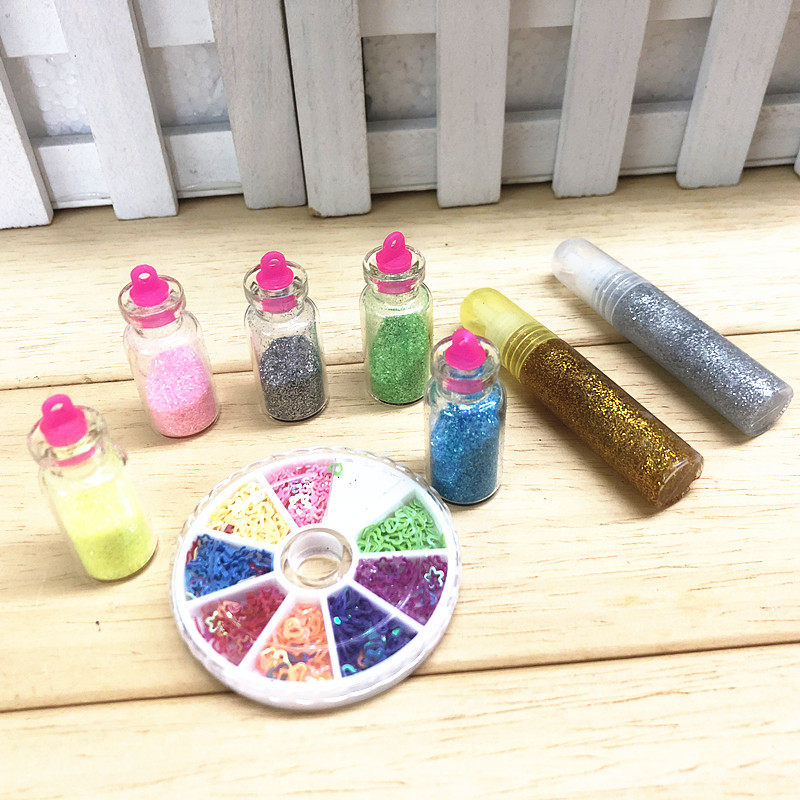 闪光diy手工手工制制作金粉胶水金葱胶7色彩笔其他户外休闲玩具