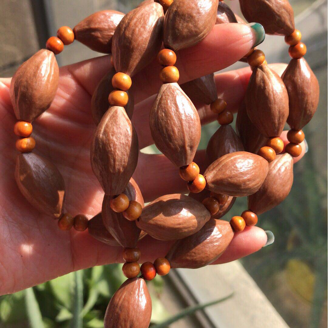 橄榄项链铁核核素核长串男款核原文玩手串