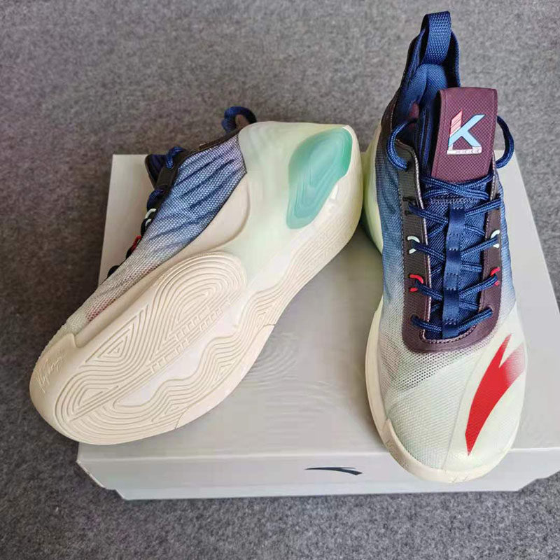 安踏kt5low低帮复活节主场巴哈马火龙果夏季网面篮球鞋