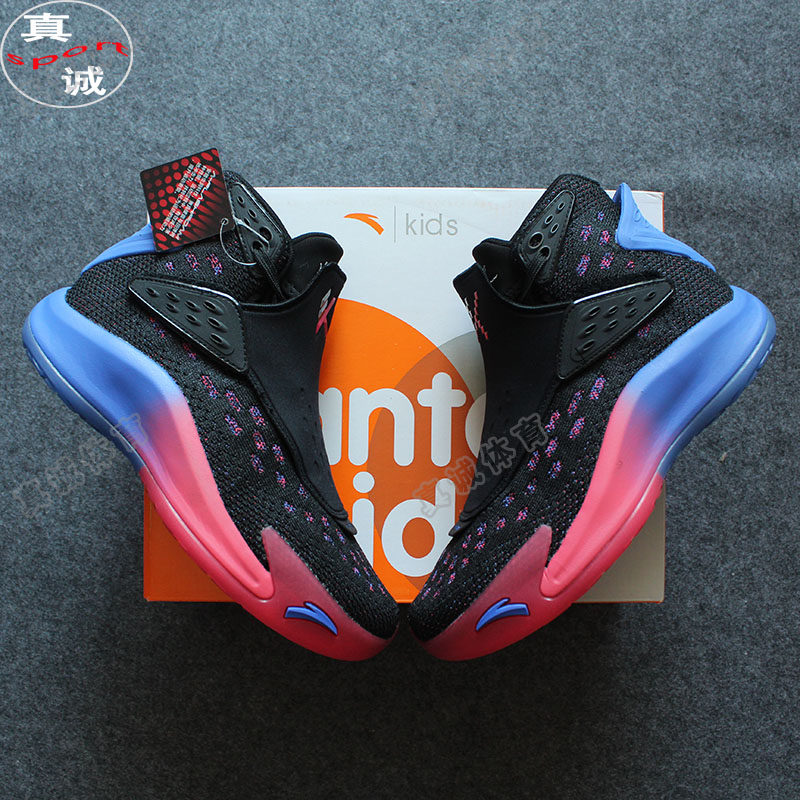 克莱安踏kt5童鞋汤普森第五代配色主义高帮实战篮球鞋
