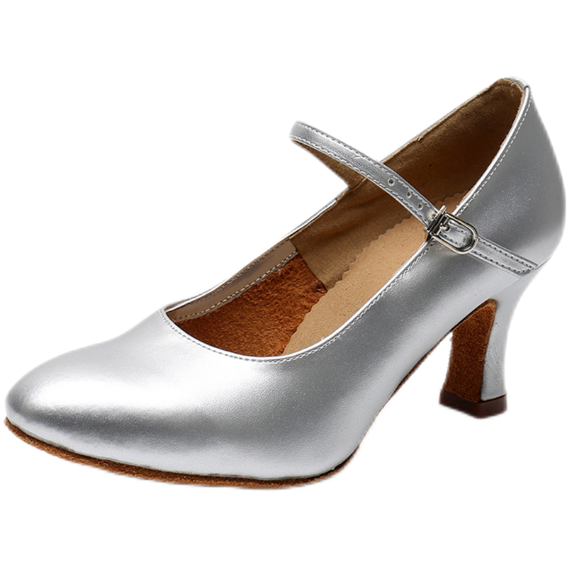 贝蒂中跟真皮皮软牛皮舞蹈鞋正品女中摩登舞鞋摩登舞鞋