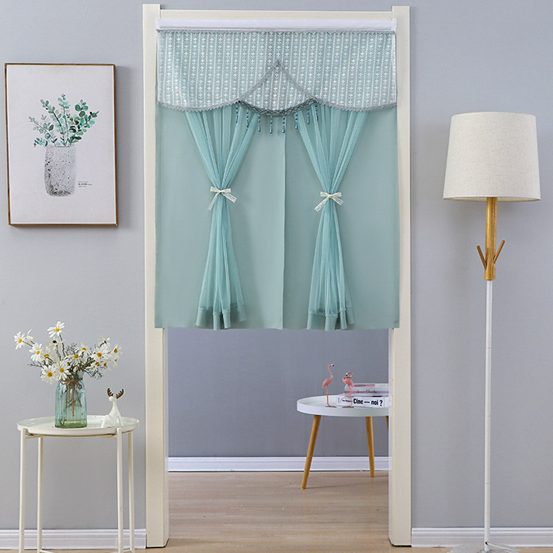 魔术夏季家用半截门帘隔断室内通风防蚊卧室门帘