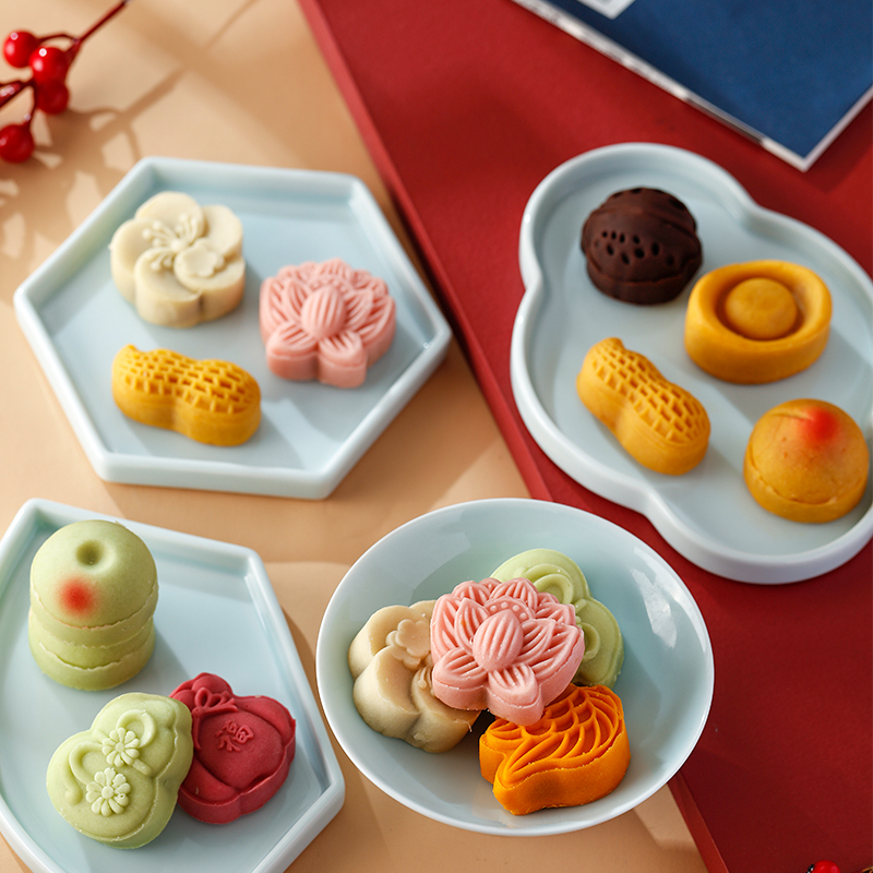 御茶膳房高端年货糕点礼盒装北京特产手工传统点心送长辈造型礼盒