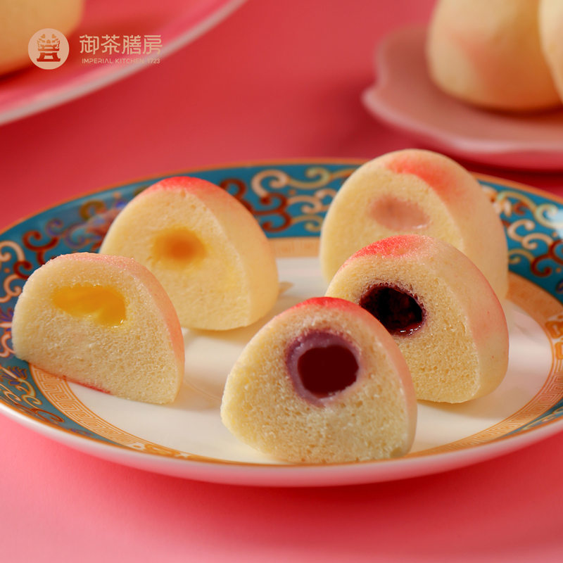 寿桃祝寿御茶膳房生日蛋糕送礼礼品时尚年轻传统中式糕点