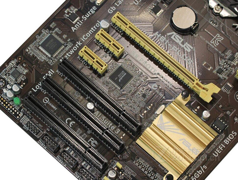 台式机asus华硕h81plus1150主板ddr3接口pci插槽主板