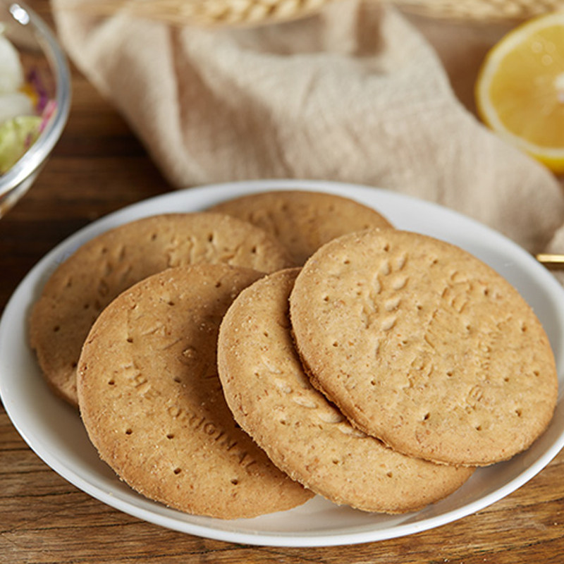 英国进口mcvities麦维原味消化400g办公室休闲粗粮营养消化饼干