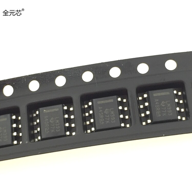 lm393芯片电压比较器ic集成电路贴片八脚sop8封装芯片