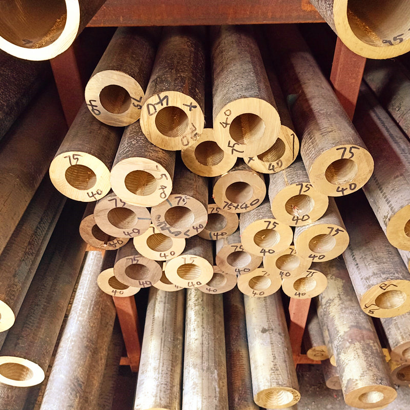 铜管硬质空心铜棒黄铜管铜材法兰耐磨铜套h59铜材