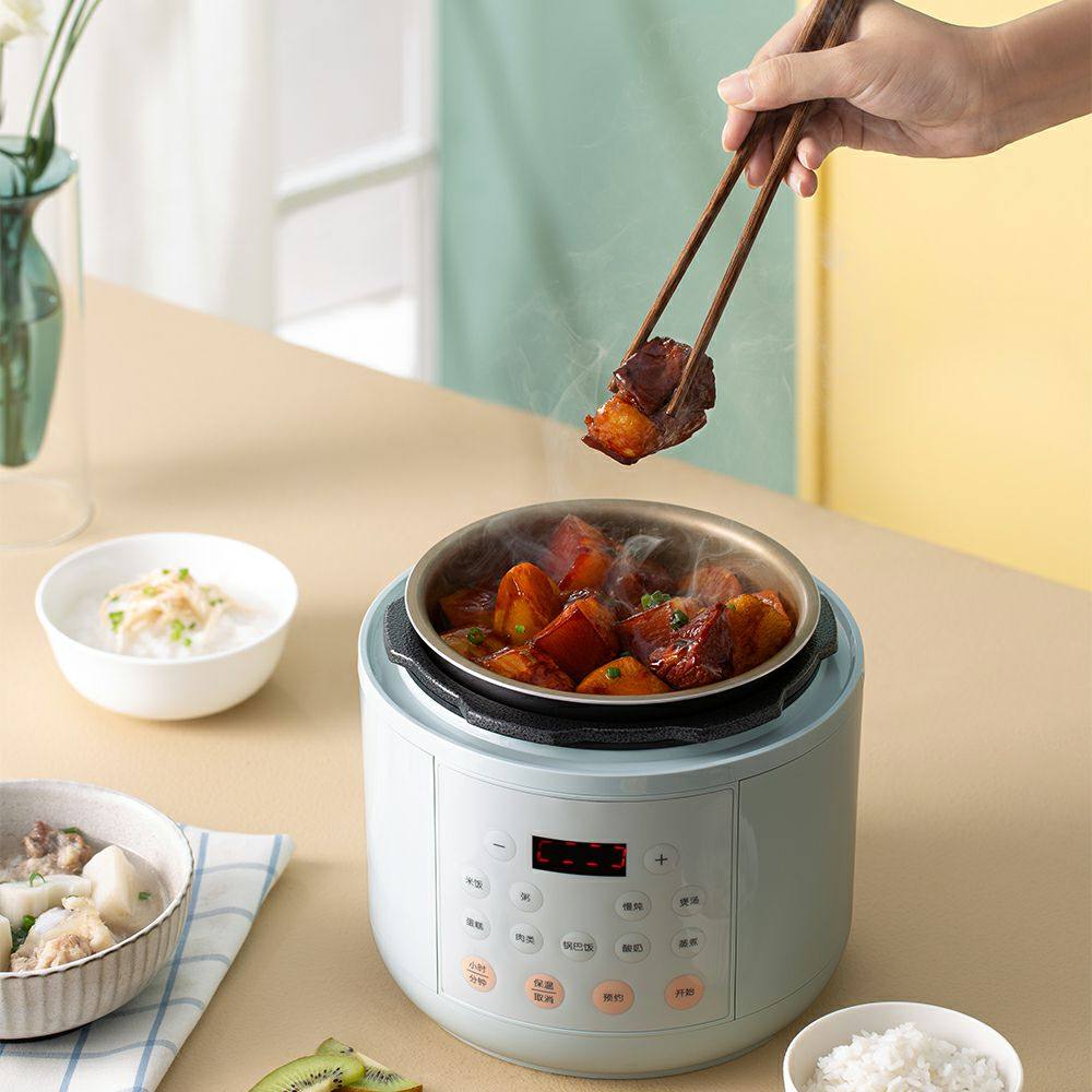 小熊电压压力锅家用1-2-3-4人智能迷你小高高压锅电饭煲电压力锅