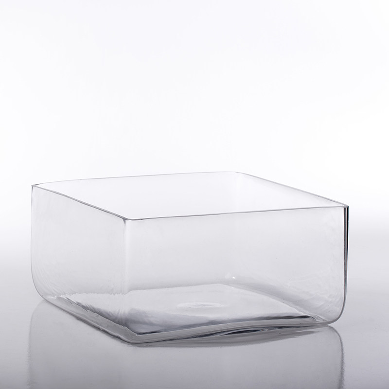 花瓶水培器皿玻璃方缸厚重客厅办公办公桌桌面花瓶