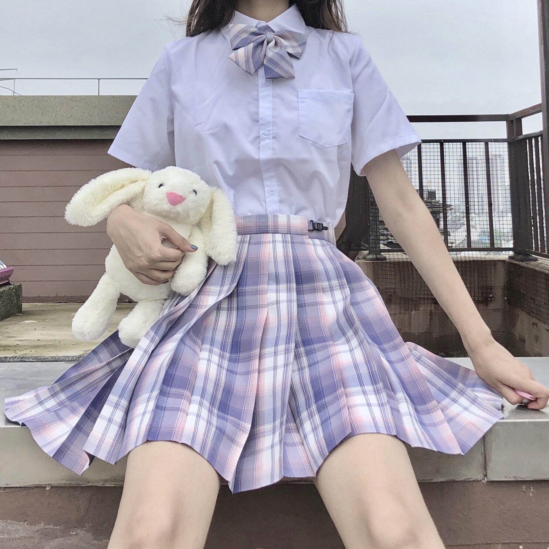新芋泥半身学院软妹可爱蛋糕制服短袖jk正统学生校服